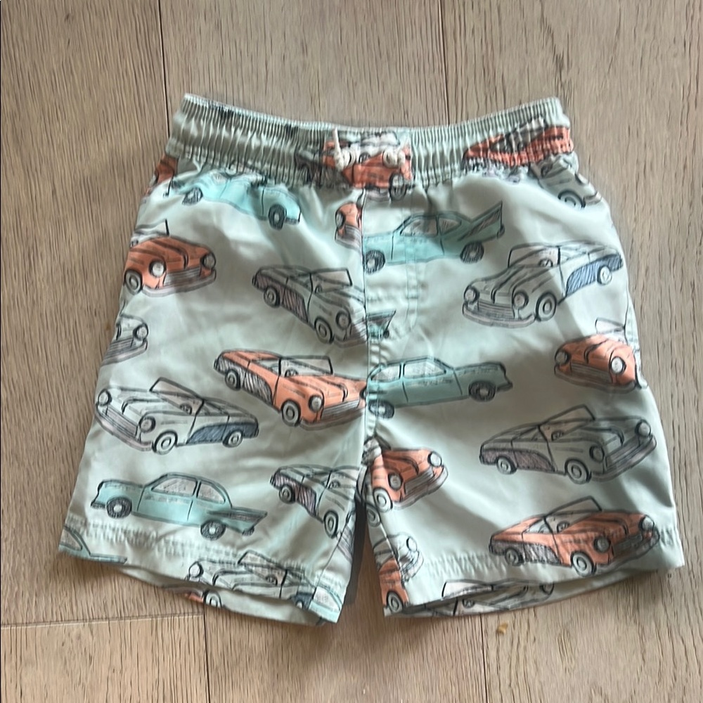Kids' Car Patterned Swim trunks boy Size 6